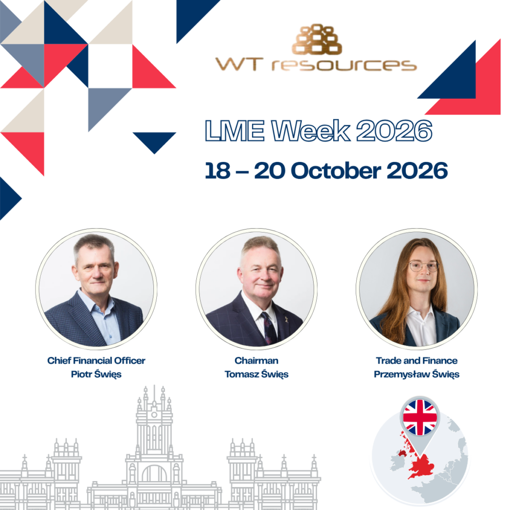 Kierunek Londyn: WT Resources podczas LME Week 2026. 2
